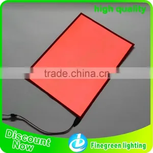 A3 Colorful el Backlight Sheet for Advertisement, EL Blank Sheet With Super Brightness thumbnail-1