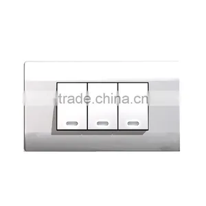Icombo PB3116 3Gang 1Way Click Light Cover Switch Wall Plate thumbnail-3