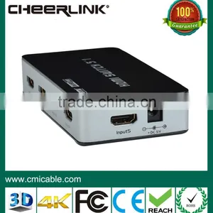 5 Input 1 Output HDMI Switcher 5x1 Switcher Support 1080P thumbnail-3