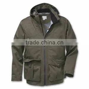 Hooded Green Winter Hunting Clothes thumbnail-1