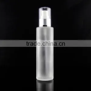 Wholesale Empty 100ml 120ml 150ml Frosted Glass Bottle for Cosmetic With Spray Pump Stock thumbnail-2