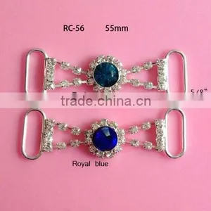 Stock Hot Selling Factory Price Colorful Rhinestone Connector for Headband/hairwear for Bikini (RC-56) thumbnail-3