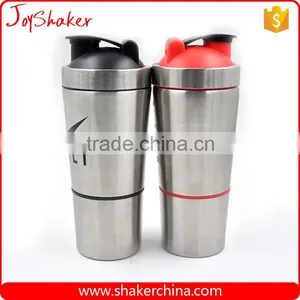 Custom Design Steel Protein Shaker,700+200ML Stainless Steel Protein Shaker Cup Quality Choice thumbnail-5