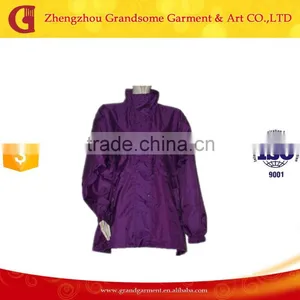 Purple Long Nylon Raincoat, Ladies Nylon Raincoats, Ladies Long Raincoats thumbnail-1