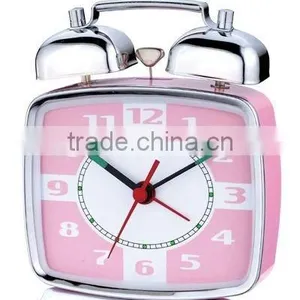 Square Metal Mechanical Alarm Clock thumbnail-1