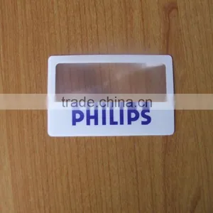 3X High Quality Advertising Gifts Plastic Business Magnifier Card Quality Choice thumbnail-4