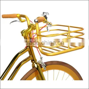 Aluminum Alloy Basket Onebody With Alloy Fixie Handlebar Fixie Single Speed Bicycle Parts thumbnail-2