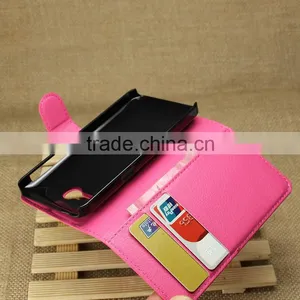 Hot Selling Cheap Mobile Phone Leather Flip Cover Case For Asus Zenfone 4 thumbnail-3
