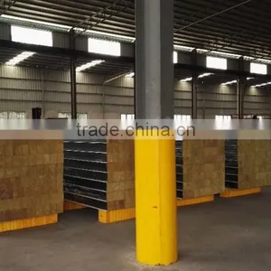 Good Quality Fireproof Roch Wool Sandwich Panel thumbnail-4