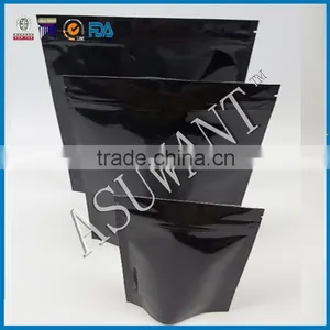 Food Grade Mylar Laminated Hand Hole Beef Jerky Packaging Black Mylar Bags thumbnail-4