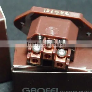 Gaofei RED08I Pure Red Copper Non Solder IEC Inlet thumbnail-1