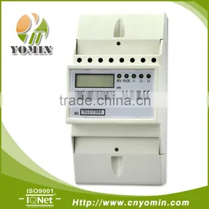 Din-rail THREE PHASE LCD DISPLAY ELECTRIC Meters thumbnail-1