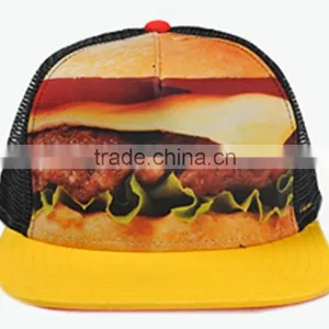 5panel Foam and Mesh Sublimation Print Baseball Caps in Trucket Hats thumbnail-3