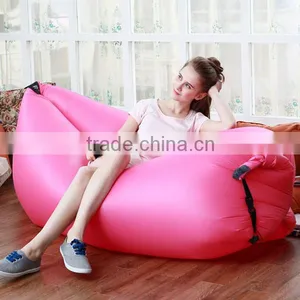 Portable Outdoor Inflatable Sofa Bag Contracted Lazy Air Sofa Bed Sheet Inflatable Chair Creative Lunch Break a Bed Quality Choice thumbnail-1