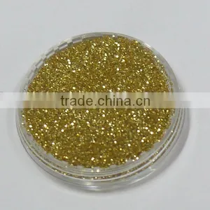 .008".Light Gold Color Solvent Resistance UV Resistance Glitter Powder thumbnail-1