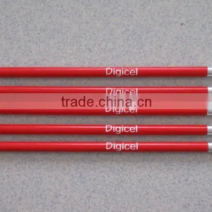 Promotion Round Shape 2.0mm HB Lead Customized Pencil With Eraser thumbnail-1