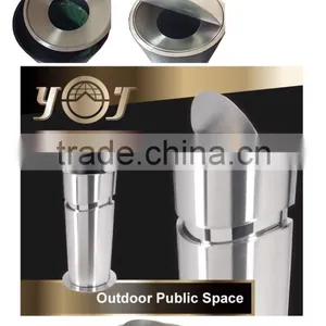 New Design Stainless Steel Recycling Outdoor Trash Bottle Bin thumbnail-2