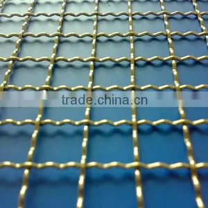 High Manganese Steel Crimped Wire Mesh / Mine Mesh / Vibrating Screen thumbnail-1