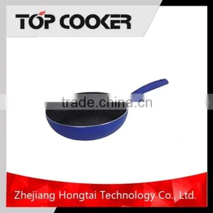 Aluminiunm Presse Marble Coating Wok thumbnail-1