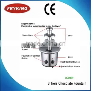 New Design Chocolate Fountain/Hot Sale Chocalate Fountain/Professional Chocolate Fountain for Sale thumbnail-1
