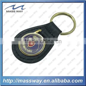 Fancy PU Metal Embossed Leather Keychain thumbnail-5