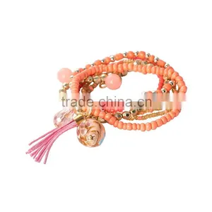 2015 New Arrive Beaded Bohimian Bracelet for Sale thumbnail-3