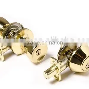High Safe Stainless Steel Entrance Lockset Kwikset Deadbolt Combo Lock thumbnail-2