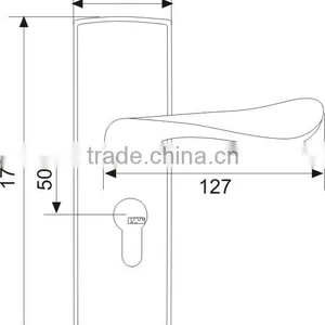 Best Seller Euro Standard Zinc Alloy Satin Nickel and Bright Nickel Finish Mortise Lock Door thumbnail-2
