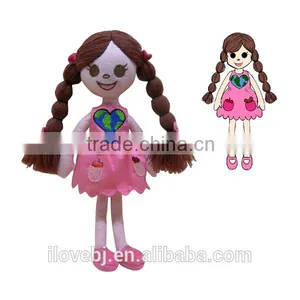 Hot Sell Sweet Doll Soft Plush Dolls thumbnail-1