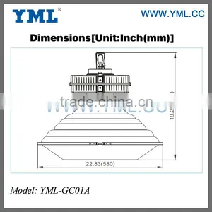 High Bay Induction Light Fixture Warehouse Lighting thumbnail-2