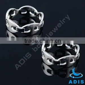 Charming Fashion Jewelry Handpolished Wedding Brass Men's Finger Rings thumbnail-4