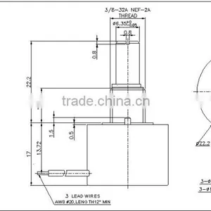 FHS22 Contactless Type Sensor Rotary Position Sensor Hot New Inductive Proximity Sensor CE UL ROHS ISO9001 ISO14001 ISO18001 thumbnail-2