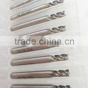 High Quality Parallel Shank Hss End Mill, 4flute Milling Cutter for Aluminium Alloy thumbnail-1
