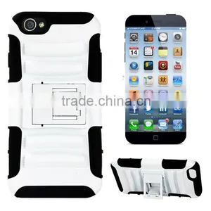 3 in 1 Heavy Duty Belt Clip Holster Case for Iphone6 6S Hybrid Kickstand Armor Cover Case for Iphone6 6s thumbnail-2