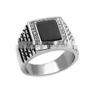 Dongguan Jewelry Casting cz Stainless Steel Rings China Factory Direct Wholesale Jewelry Stainless Steel cz Ring thumbnail-2