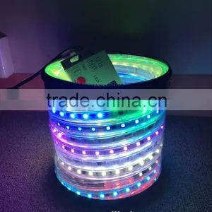 Wholesale Lamp 2812 SMD5050 30Leds/m Led Strips Digital White/Black PCB 5V Single Line High Quality thumbnail-2