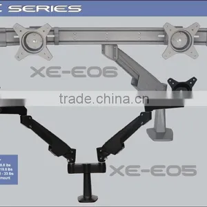 Dual Monitor Desktop Mount w/ Full Quick Release Arms Dual Monitor Arm Stand thumbnail-1