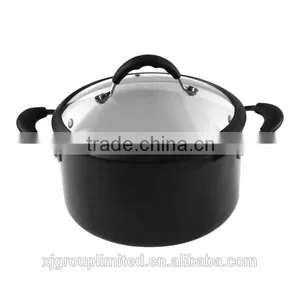 XJ-12606 Heavy Gauge Aluminum ,easy Clean Metallic Exterior Coating , 6qt Covered Dutch Oven thumbnail-1