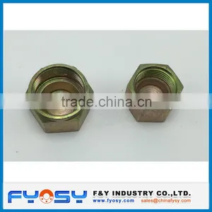Straight DIN Swivel Nut Hydraulic Fitting Retaining Nut Hex Nut thumbnail-4