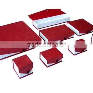 Chinese Fancy Paper Covered Jewelry Box Set thumbnail-1
