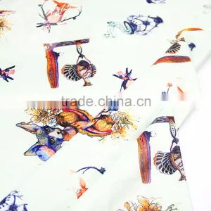 Animal Printed Fabric for Girls Cotton Frock Designs thumbnail-3