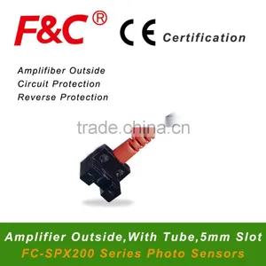 Micro Photoelectric Sensor, Amplifier Outside, 4-Wire, 12~24vDC, NO/NC Together FC-SPX205 Series. thumbnail-1