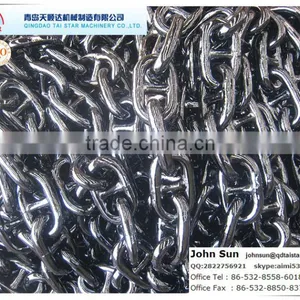 China Factory Ship Heavy Stud Link Grade 3 Boat Used Anchor Chain for Ship thumbnail-2