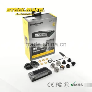 2015 SteelmateTP-S1 Solar Power Tpms 58 Psi Valve Caps Pressure Indicator, Belt Cutter Led, Car Hud thumbnail-6
