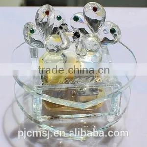 Crystal Peacock Music Box for Gift thumbnail-2