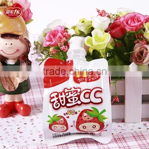 High Quality Plastic Juice Food Liquid Drink Pouch With Spout Bag thumbnail-4