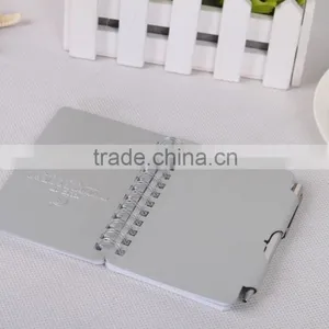 Custom Pocket Aluminum Notepad High Quality Spiral Bound Note Book Printing thumbnail-5