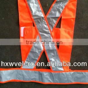 Custom Made High Visibility Motorcycle Traffic Warning Safety Reflective Vest thumbnail-3
