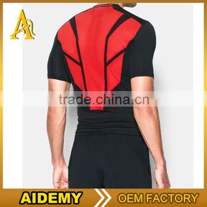 Men Clothing Sport Wear Men Fitness Dri Fit Shirts Wholesale thumbnail-1