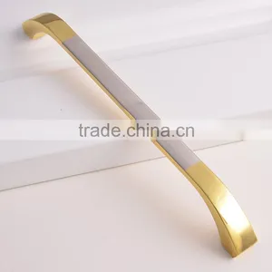 160mm Cheap Price Garden Swing Canopy Hardware Europe Style Gold Electroplated Brass Wardrobe Cabinet Handles thumbnail-4